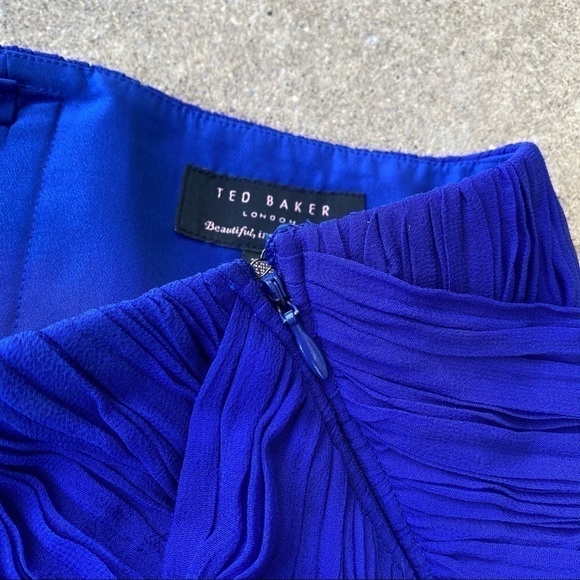 Ted Baker Silk Maxi Gown Dress - Picture 4 of 9